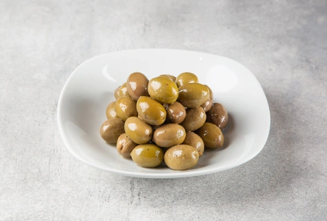 Оливки Халкидики зелёные с косточкой, вес