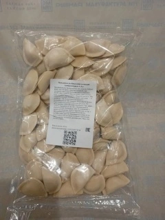 Пельмени из двух видов рыб, 500 г