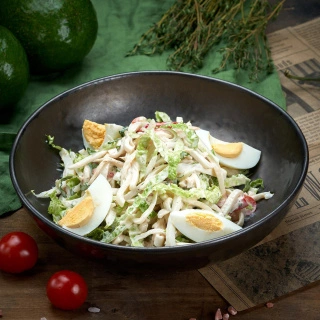 Салат с кальмаром, вес