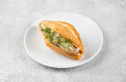 Сэндвич с сельдью, 140 гр