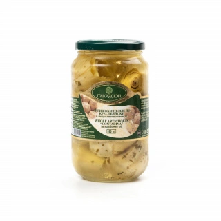 Артишоки Italcarciofi в подсолнечном масле целые по-крестьянски, ст/б, 530 гр/310 гр