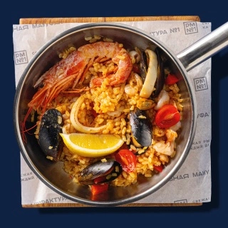 Паэлья с морепродуктами