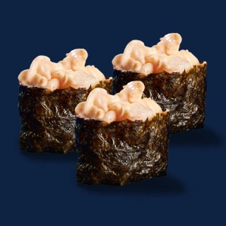 Сет гункан с креветкой