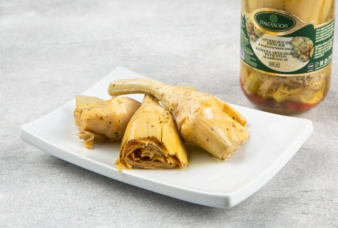 Артишоки Italcarciofi в подсолнечном масле по-римски, ст/б, 530гр/280 гр