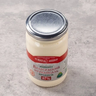 Майонез Вологодский провансаль 67%, ст/б, 330г