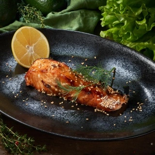 Лосось в соусе "Терияки" запечённый, вес