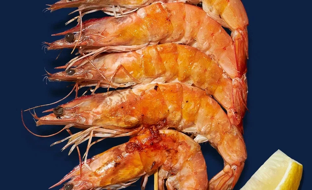 Шашлычки из королевских креветок