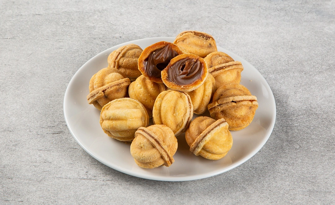 Орешки со сгущенкой, вес