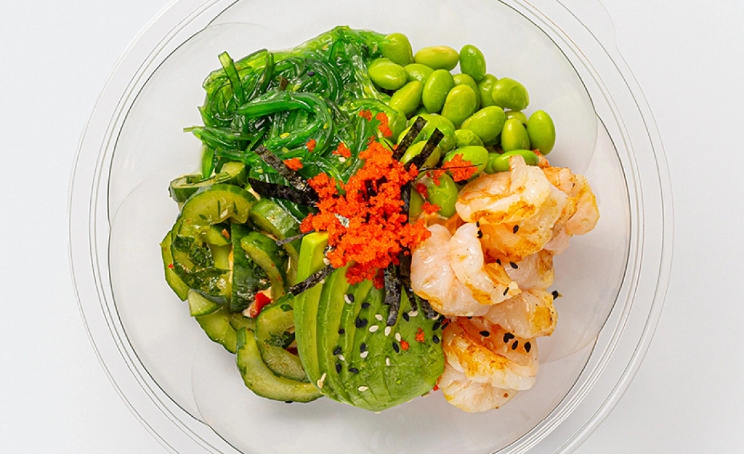 Поке с креветками