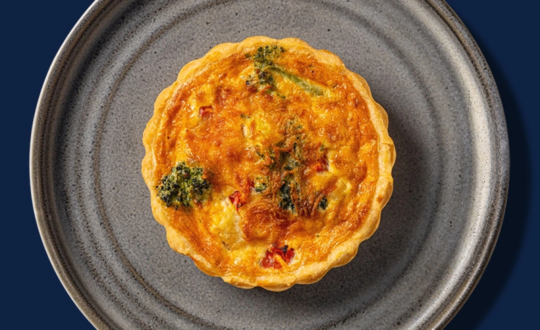 Киш с палтусом и горбушей