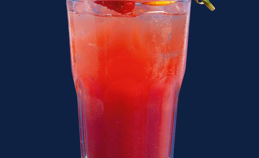 Фирменный лимонад клубника-апельсин 400мл