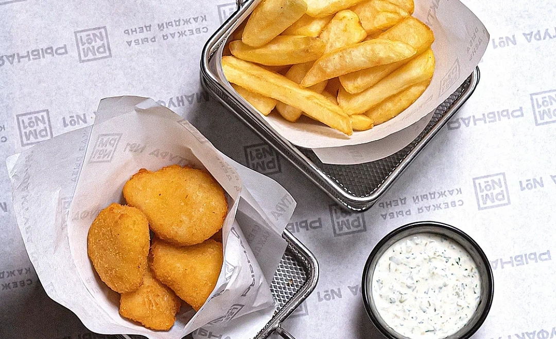 Фиш Наггетсы с картофелем фри 280гр