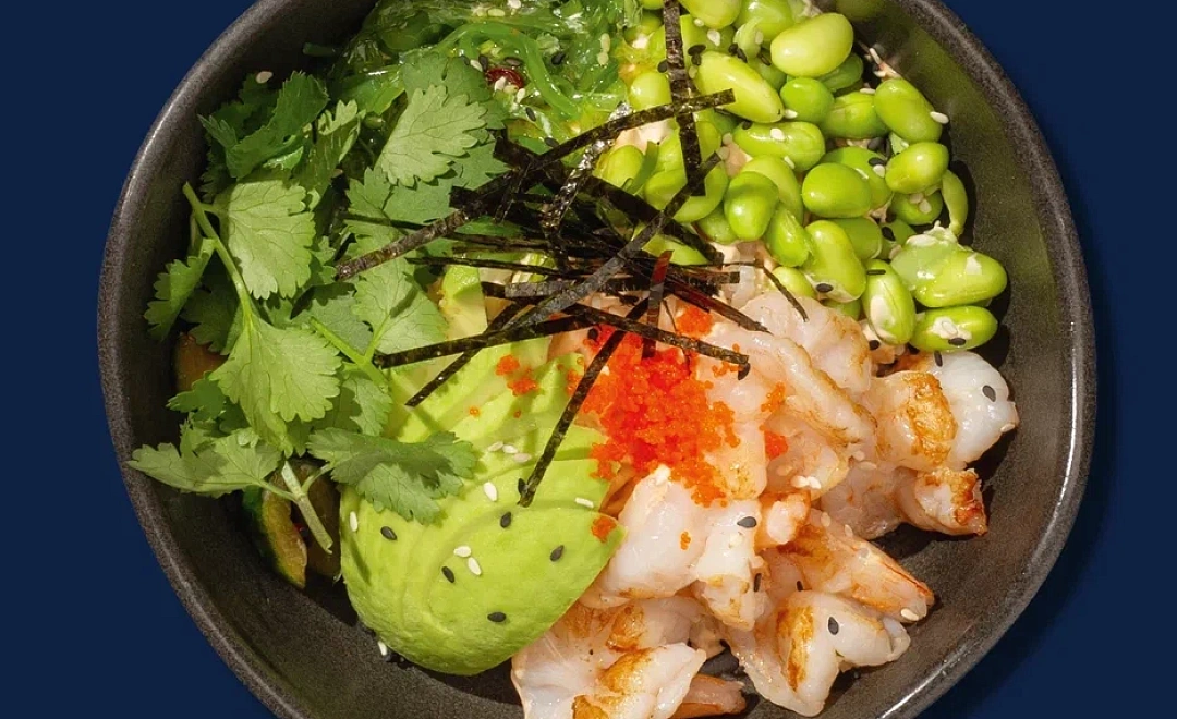 Поке с креветками