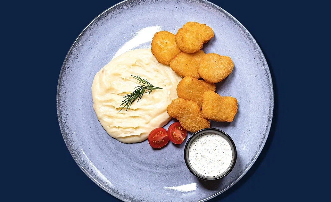 Фиш Наггетсы с картофельным пюре 340гр