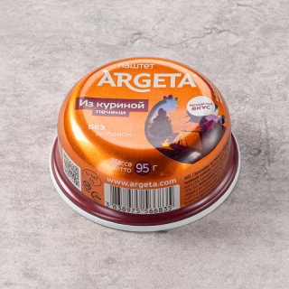 Паштет из куриной печени "Argeta", 95 г